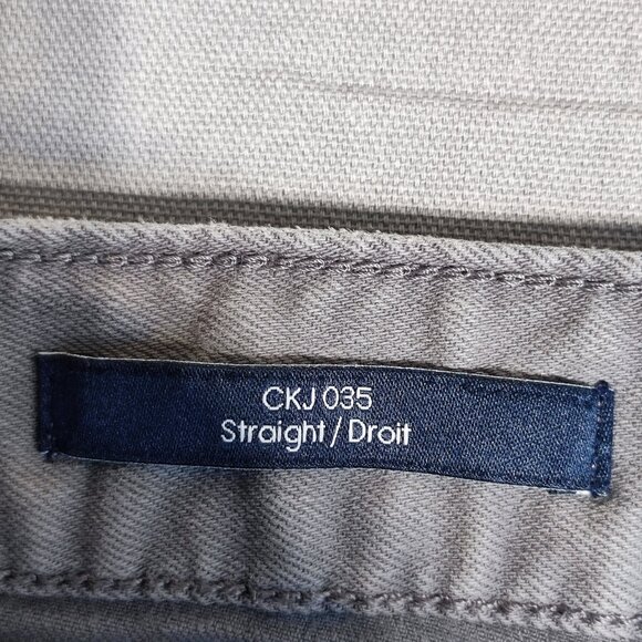 Calvin Klein Jeans straight leg men's size 34 X 32 grey colour - Picture 7 of 13